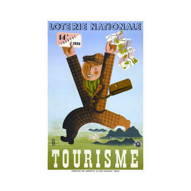 Vintage Travel Poster France Tourisme 1939 by vintagetreasure