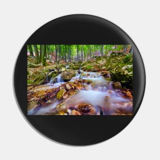 River flowing through rocks Pin