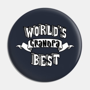 World's Best Grandpa Pin