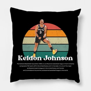 Keldon Johnson Vintage V1 Pillow