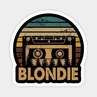 Blondie Retro Name Flowers Limited Edition Classic Styles Magnet