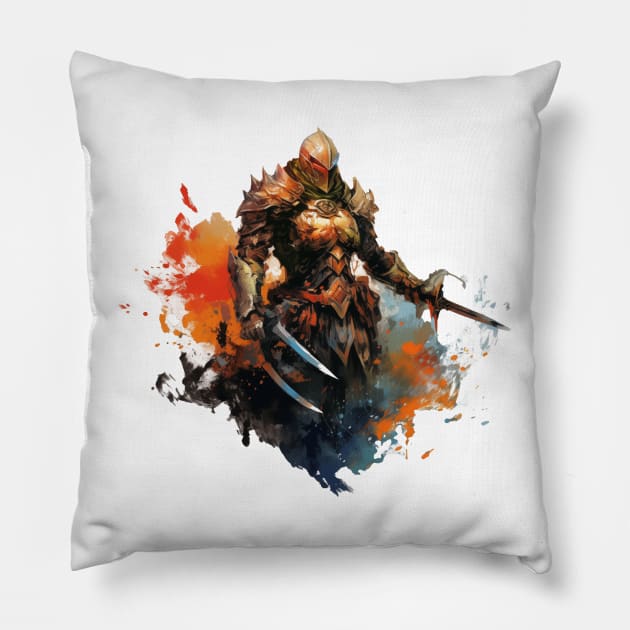 Tyrian Guardian: Guild Wars Legacy Pillow by SupportTrooper