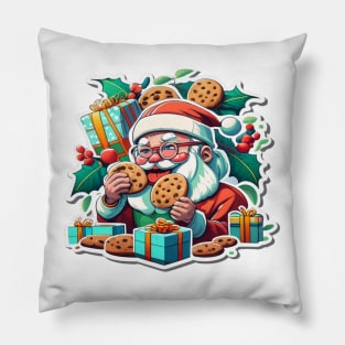 Santa Milk & Cookies Pillow