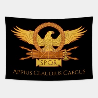 Roman Eagle SPQR Appius Claudius Caecus Ancient Rome Tapestry