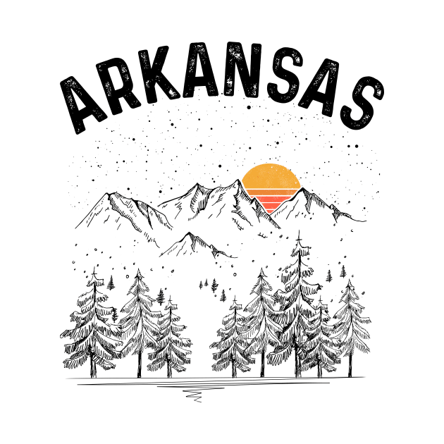 Arkansas State Vintage Retro by DanYoungOfficial