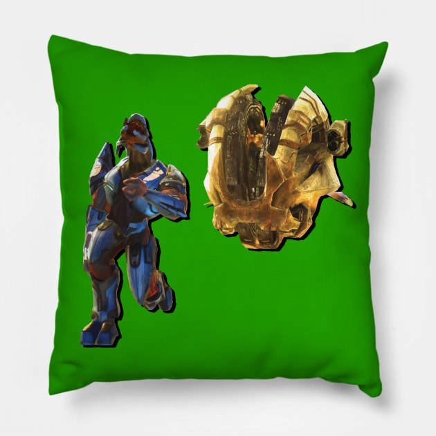 Run Run Run! Pillow by DKrumpp