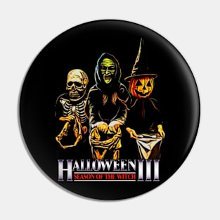 Halloween III: Season of the Witch Tribute T-Shirt - Silver Shamrock Edition" Pin