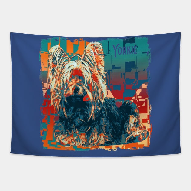 Yorkshire Terrier Tapestry by SpottydoggCreatives