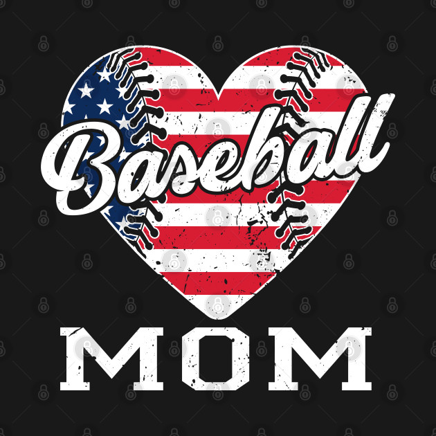 Disover 4th Of July Baseball Mom American Flag - 4th Of July Baseball American Flag - T-Shirt