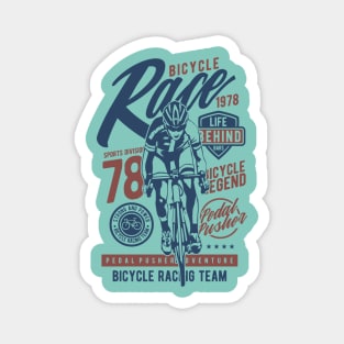 Bicycle Cycle Racing Vintage Design Magnet