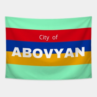 City of Abovyan in Armenia Flag Tapestry