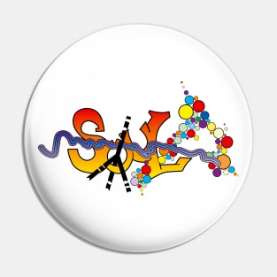 Soul graffiti Pin