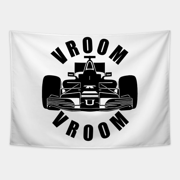 Vroom Vroom Formula 1 Tapestry by TMBTM
