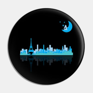 blue and aqua buildings Pin