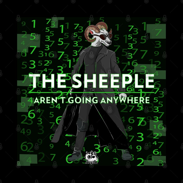 Sheeple Aint Going Anywhere Cartoon Parody by Trendy Black Sheep