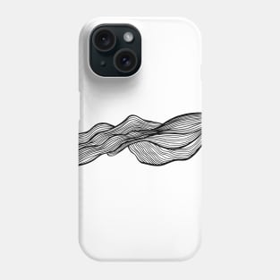 Abstract Waves Phone Case