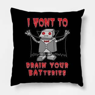 Robot Vampire Pillow