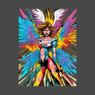 Powerful and angry guardian angel T-Shirt