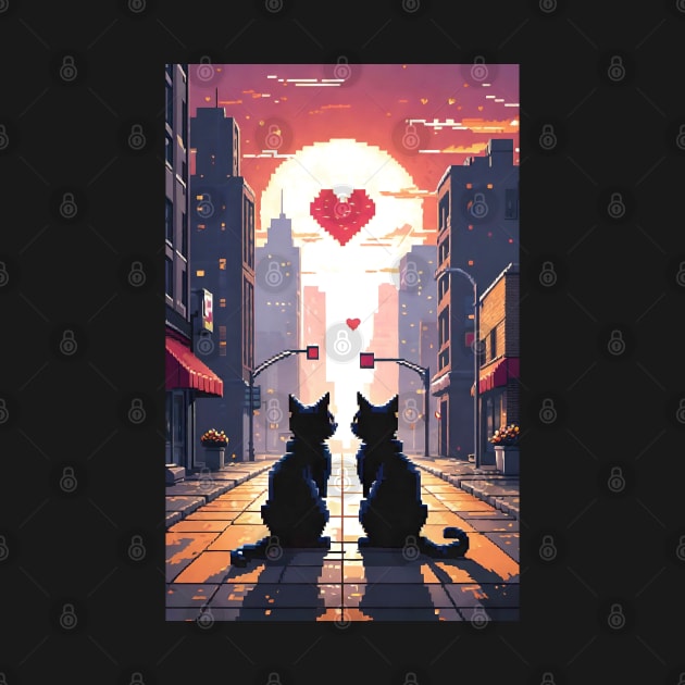 Pixel Art - City Cats by Voodoo Production