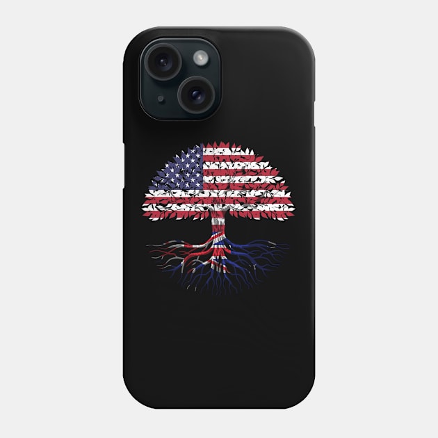 Australian American citizenship gift Phone Case by SerenityByAlex