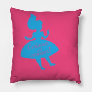 Curiouser & curiouser! Pillow