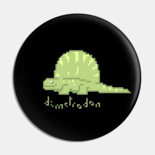 Pixel Art Dimetrodon Pin