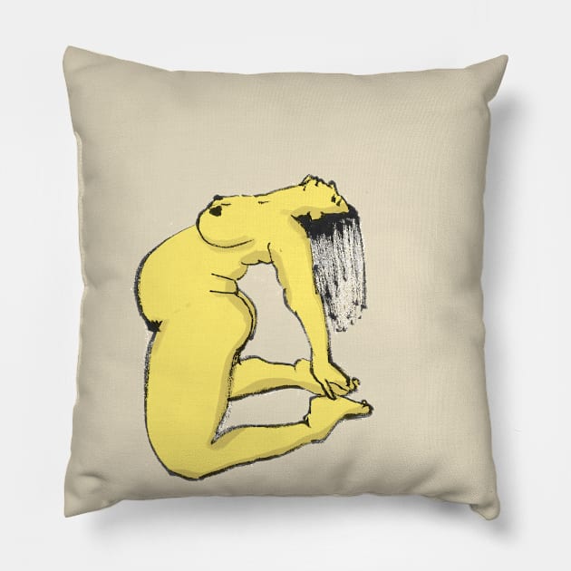 Gummy woman Pillow by MC_Christo