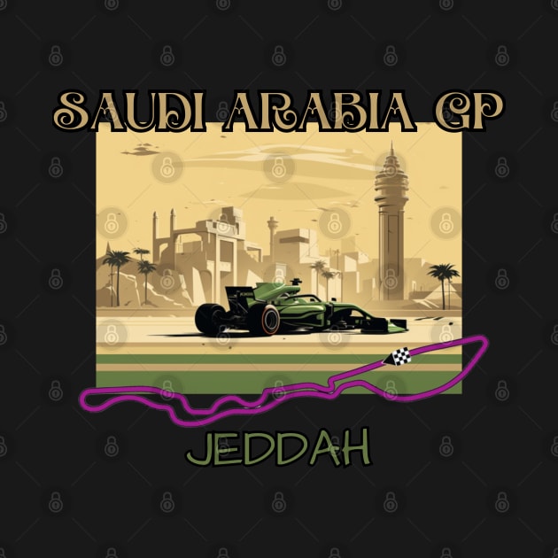 Saudi Arabian Grand Prix, Jeddah Circuit, Formula 1 by Pattyld