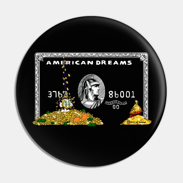 American Dreams Pin by Art_of_Selene