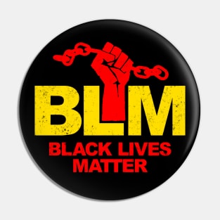 Black Lives Matter 2 (for Dark Shirts) Pin