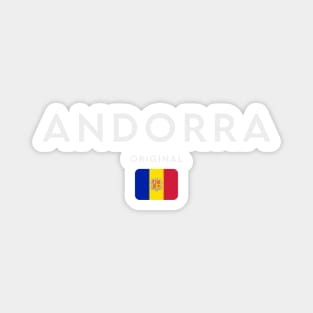 Andorra flag, andorran flag Magnet