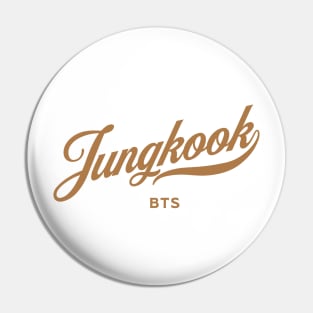 BTS Jungkook baseball sport typography Pin