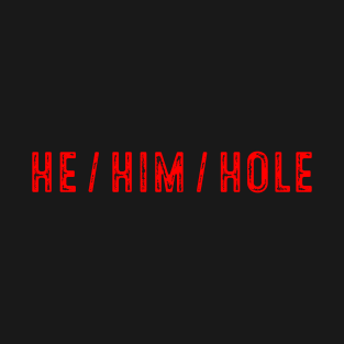 He Him Hole Funny T-Shirt