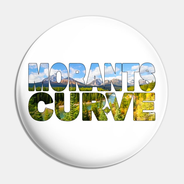 MORANTS CURVE - Rocky Mountains Canada Pin by TouristMerch