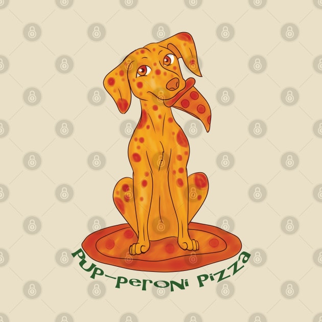 Pizza Puppy by SakuraDragon