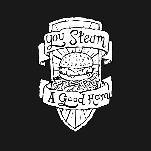 You Steam a Good Ham - Illustrated Simpsons Quote by bangart