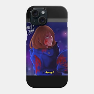 Blue impostor among us Phone Case