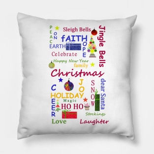 Christmas Message Pillow