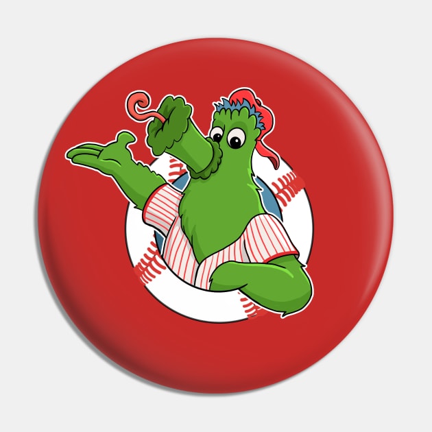 Phillie Phanatic Pin by GAMAS Threads