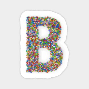 Sweet sprinkles - letter B Magnet