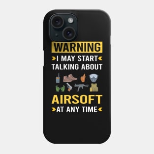 Warning Airsoft Phone Case