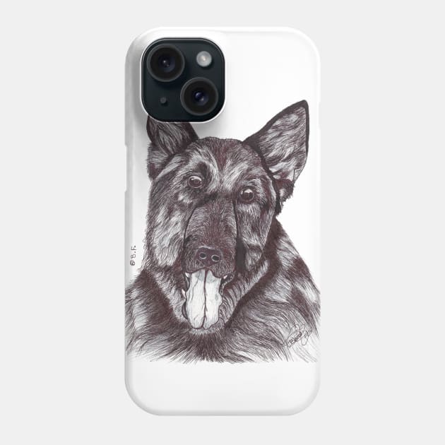 GERMAN SHEPHERD Phone Case by BeritValk