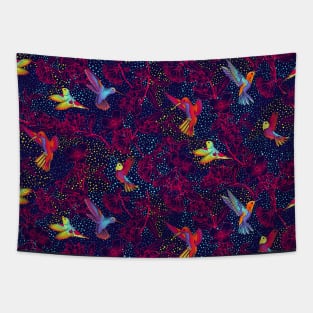 Hummingbird Paradise Tapestry