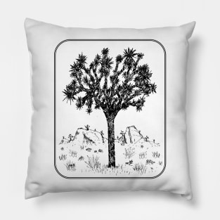 Joshua Tree (Border) Pillow