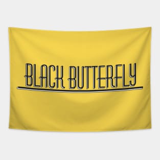 Black butterfly Tapestry