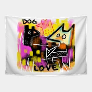 DOG LOVE Tapestry