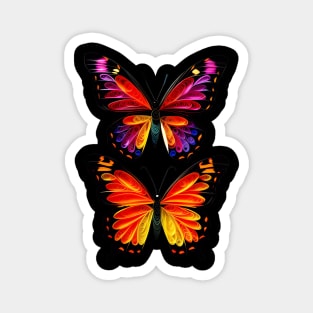 Be Enchanted by our Beautiful Butterflies: Discover our Print-on-Demand Creations Magnet