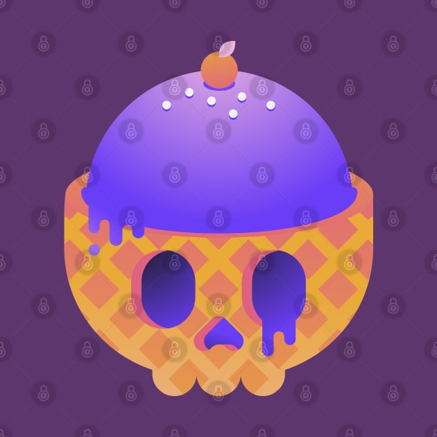 Ice Cream Skull by noeyedeer