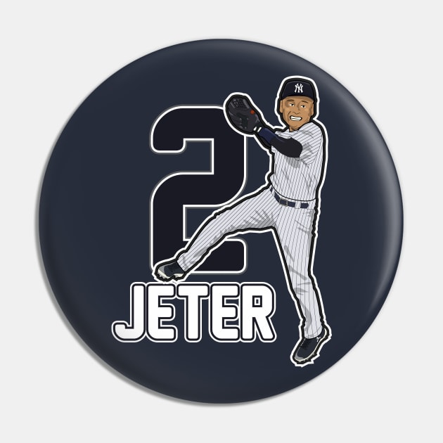 Yankees Captain Jeter Pin by Side Hustle