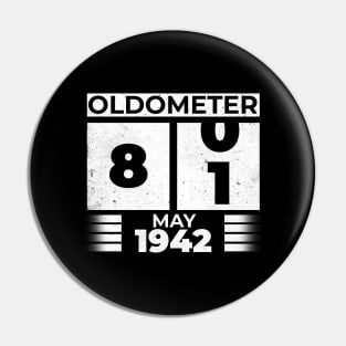 Oldometer 81 Years Old Born In May 1942 Pin